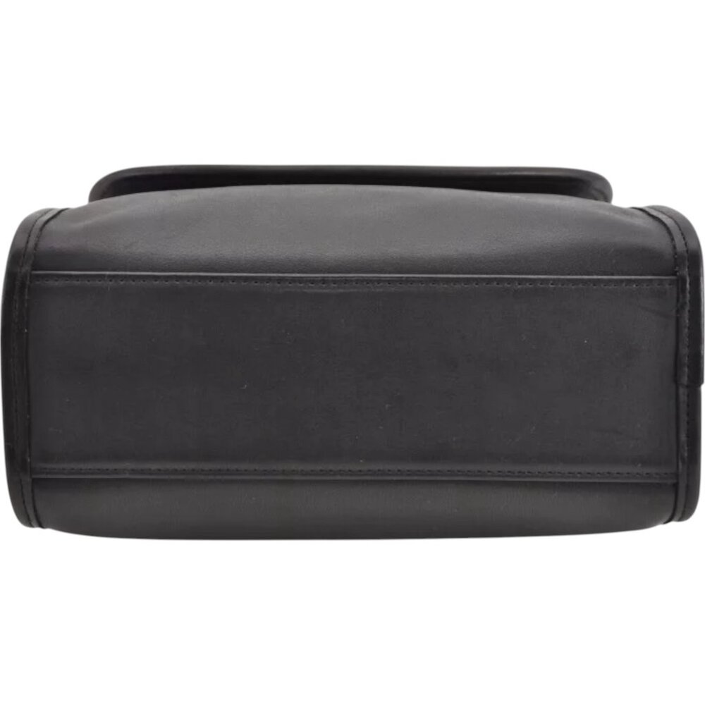 773228BU (L3) Coach Hand Bag 2 Way Black Leather - Picture 7 of 12